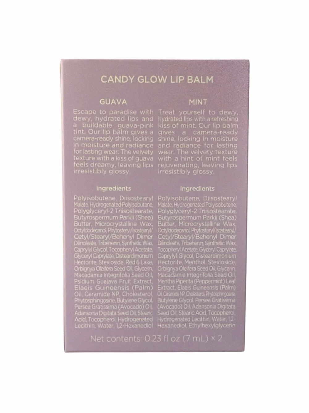 Olivia Umma Candy Glow Lip Balm Duo - Guava & Mint
